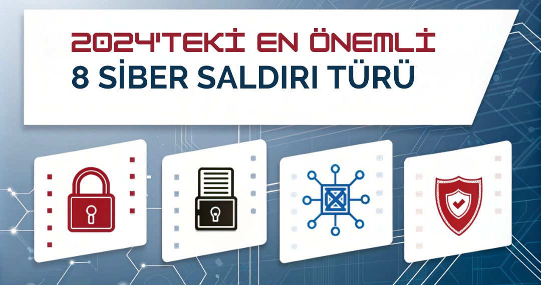 2024’teki En Önemli 8 Siber Saldırı Türü